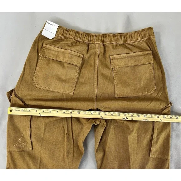 Nike Jordan Essentials Washed Chicago Pants FN6364-231‎ Brown Men's LARGE NWT
